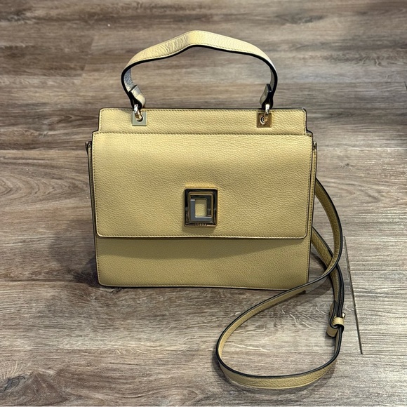 Luna Italy Top Handle Satchel Crossbody Bag - Picture 1 of 10